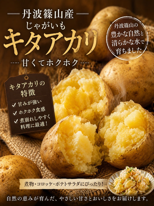 丹波篠山産 キタアカリ｜2026年秋新じゃがいも予約販売